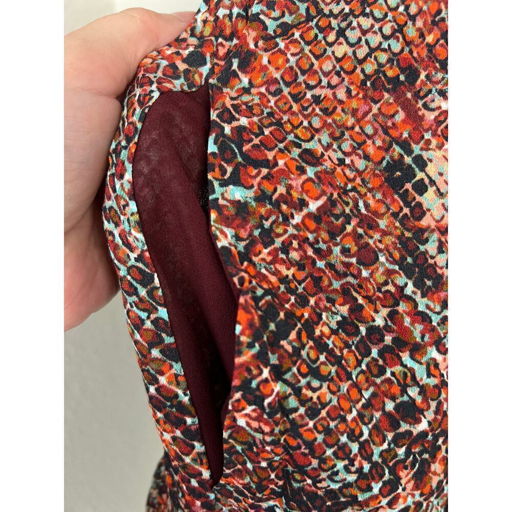 Nicholas Devan Gathered Snake-Print Crepe Mini Dr… - image 6